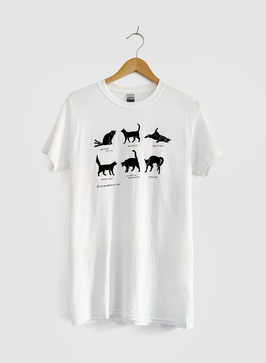 Body Language T-Shirt - White (available in 3X)