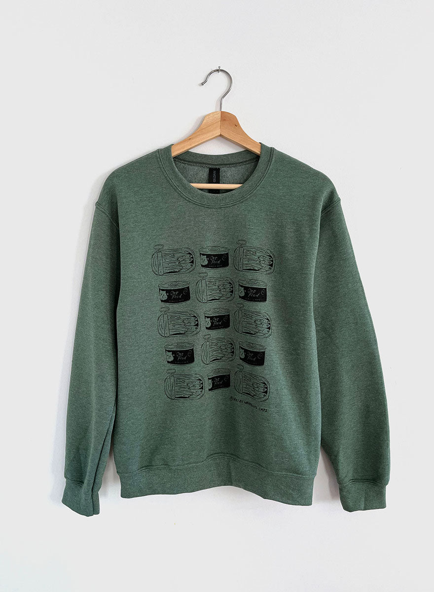 Sardines Sweatshirt - Heather Green