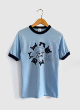 Load image into Gallery viewer, Tom Cat Club Ringer Tee - Blue / Navy
