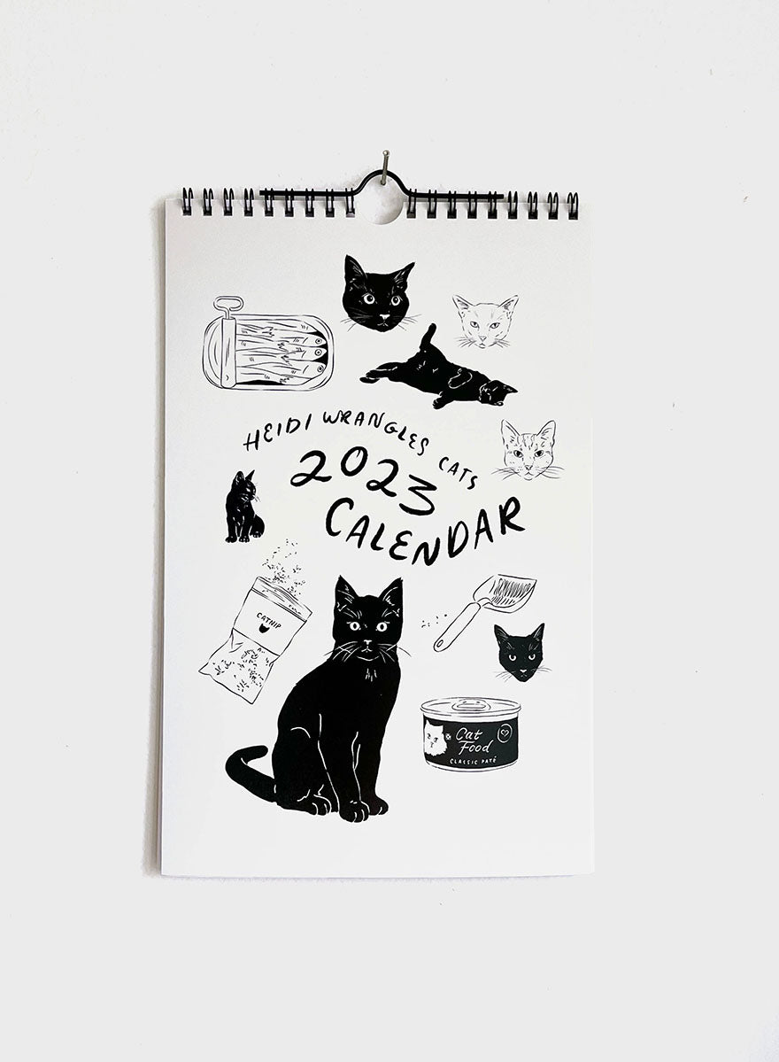 Heidi Wrangles Cats 2023 Calendar